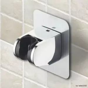 1+1 샤워기 거치대 헤드 홀더 걸이 각도조절 접착식