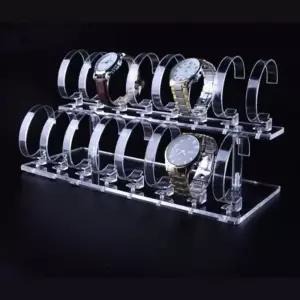 아크릴 시계 전시 거치대 2단 16구 진열대 받침대 악세사리 워치 진열 주얼리 소품 거치대 시계 제품