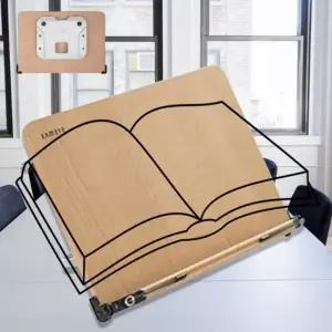 책 거치대 휴대용 독서대 받침대 공부 접이식 북 스탠드 각도조절 중형
