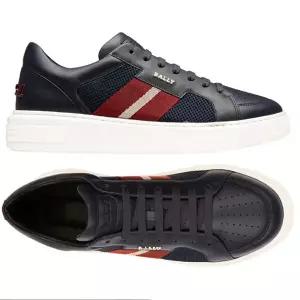 [발리] 23FW 메리스 MELYS 스트라이프 스니커즈 블랙 6237752