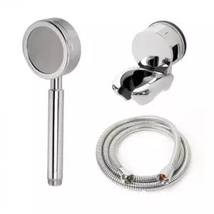 알루미늄 샤워기 고급메탈호스 A세트 1.5m 화장실 호스 수압상승 샤워헤드 레인 거치대 행거 욕실 샤워꼭지