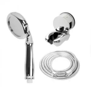 피오레 샤워기 메탈호스 A세트 2m 샤워호스 줄 화장실 수압상승 헤드 욕실 거치대 행거 부속품 욕조 수전