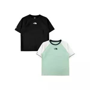 [아웃도어스/노스페이스]노스페이스 키즈 서프 반팔 티 NT7US18