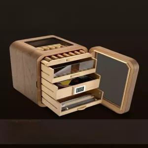 습기 박스 대용량 조절 시가 온도 케이스 시가휴미더