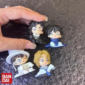 명탐정 코난 나비넥타이 음성변조기반다이 명탐정 코난 가차폰 미니 치비 앉아있는 피규어 캐릭터 수집용