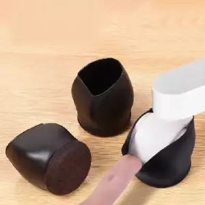 (색상 5개 1세트)층간 소음 방지 의자 발 커버 바퀴 보호 마개 펠트 사무용 가정용 다용도 멀티 가구 다리