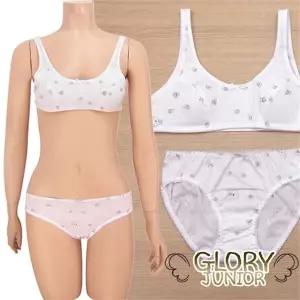 [보리보리/고아라]주니어1단계 곰돌이 스포츠브라팬티2종(GLB1511)