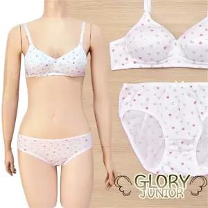 [보리보리/고아라]75AA85AA/주니어2단계 하트면브라팬티2종(GLB1328)