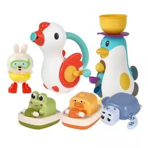 영유아 물놀이 목욕놀이 장난감 동물친구들 6종 세트 어린이 풀장 아이