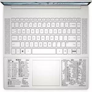 SYNERLOGIC 윈도우 + 워드/엑셀Windows용 퀵 레퍼런스 가이드 키보드 바로가기 스티커 잔여물 없음