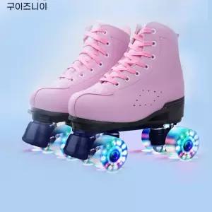 성인 여아 롤러스 쿼드 아동 4륜 롤러슈즈