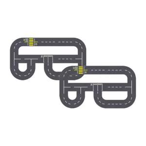 아동 교육기관 교통 안전교육 자동차놀이 조립식 도로 퍼즐 2개 유아교구