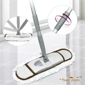 (옵션 C-5 초극세사 와이드 접이식 청소기)초극세사 와이드 접이식 방걸레 밀대 청소기 세트