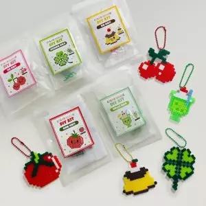 만들기 키트 공예 도안 세트 키링 픽셀 컬러 비즈 DIY