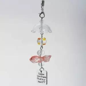 금붕어 비즈 후우링 장식 에어팟 열쇠고리 키링