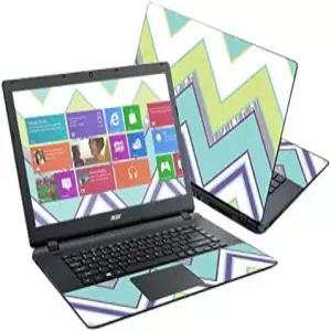 에이서 아스파이어 E15 ES1511 15.6인치 커버 랩 스티커 스킨 파스텔 셰브론과 호환되는 마이티스킨