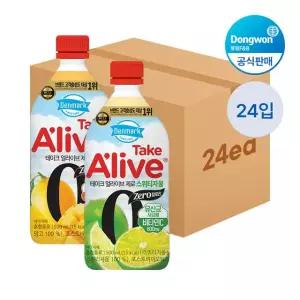 [etv] 덴마크 테이크 얼라이브 제로 망고+스위티자몽 500ml, 24개