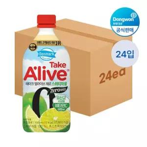 [etv] 덴마크 테이크 얼라이브 제로 스위티자몽 500ml, 24개
