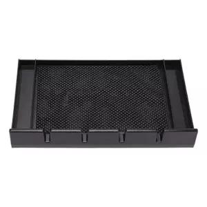 (색상 블랙)미용실 클리퍼 정리 트레이 수납함 가위 거치대 바리깡 세트 남자 헤어컷 솔루션 헤어도