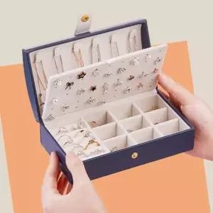 다용도 쥬얼리 정리함 악세사리 수납함 미니 보관함 엔틱 귀걸이함 빈티지 보석함 휴대용