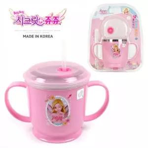 스텐 쥬쥬 양수 흘림방지 빨대컵