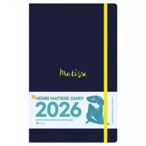 [문구/오피스] 월간 아트 마티스 앙리 계획 2026 노트 디자인 다이어리 블루