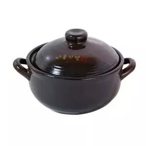 [무료배송] 황토 옹기방 내열냄비(중)