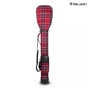 하프백 KW H226 골프 레드 자카드