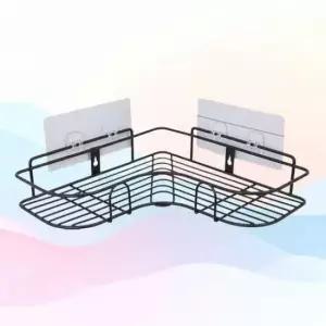 [SBD] 블랙 코너 선반 욕실 무타공 바디워시 수납 정리대 거치대