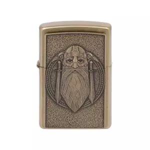 [ZIPPO]지포 ZP46856 오딘 엠블럼 클래식 브러시드 브라스 라이터