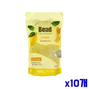 [에이치플러스몰]ksr (SM)겔타입 방향제 리필 레몬향 x10개 실내용방향제