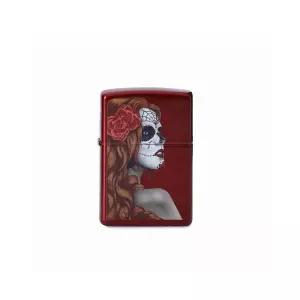 [ZIPPO]지포 ZP28830 죽음의 날 소녀 캔디 애플 레드 라이터