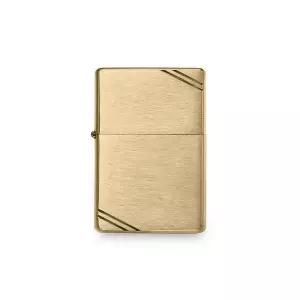 [ZIPPO]지포 ZP240 빈티지 슬래시 브러시드 골드 라이터