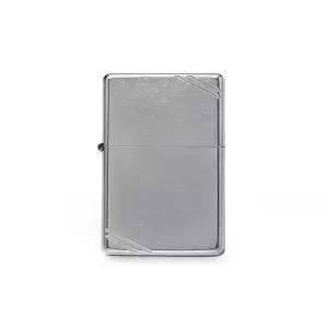 [ZIPPO]지포 ZP267 빈티지 슬래시 스트릿 크롬 라이터
