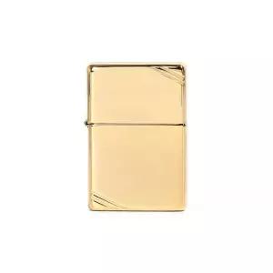 [ZIPPO]지포 ZP270 빈티지 슬래시 하이폴리쉬 골드 라이터