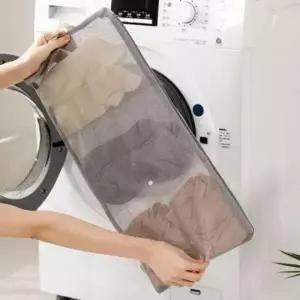 빨래망 세탁 바구니 접이식 수납 가방