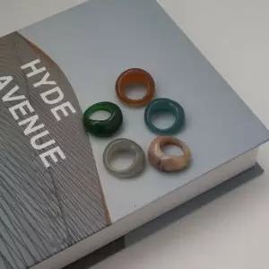 귀찌 구김 마블링 이어커프 호마이카 빈티지 링 반지