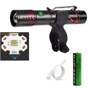 30W플래시라이트 자전거랜턴 자전거전조등 충전후레쉬