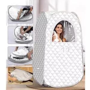 1인찜질방 스파 홈 전신 은백색 찜기 1인용 찜질방 욕조 세트