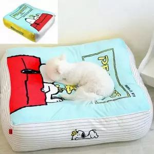 북 베드 스누피 패리스독 강아지침대 강이지베드