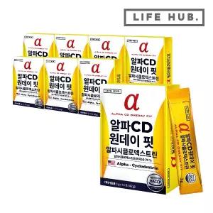 라이프허브 알파CD 원데이 핏 알파시클로덱스트린 8박스(3g x 112포)