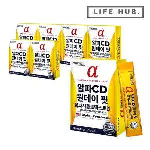 라이프허브 알파CD 원데이 핏 알파시클로덱스트린 7박스(3g x 98포)