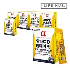 라이프허브 알파CD 원데이 핏 알파시클로덱스트린 6박스(3g x 84포)