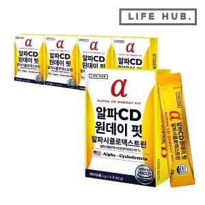 라이프허브 알파CD 원데이 핏 알파시클로덱스트린 5박스(3g x 70포)