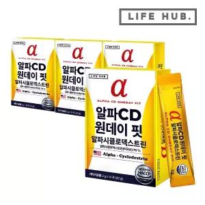 라이프허브 알파CD 원데이 핏 알파시클로덱스트린 4박스(3g x 56포)