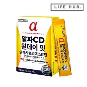 라이프허브 알파CD 원데이 핏 알파시클로덱스트린 1박스(3g x 14포)