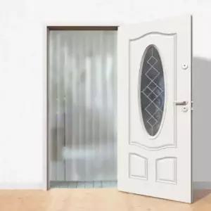 1개 반투명 현관 비닐 문발 커튼 커텐 파리퇴치 비닐