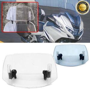 오토바이 앞 유리 클램프 온 익스텐션 조절 가능한 스포일러 디플렉터 BMW R1250RT R18 에 적합 부품
