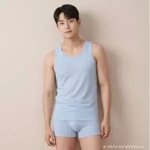 [롯데백화점]비비안 변형없는 아쿠아 냉감소재의 남성런닝 2종세트 RU1691