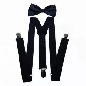 남성용 정장 멜빵 보타이 턱시도 서스펜더 웨딩 촬영 넥타이 클래식